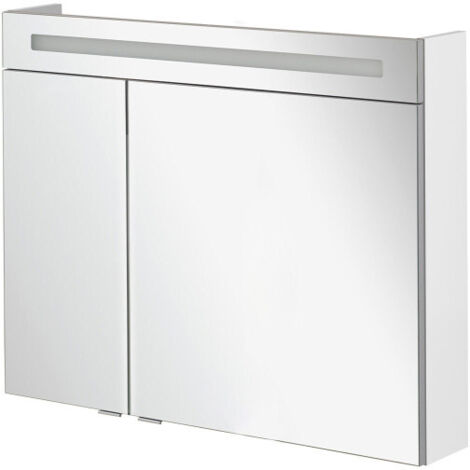 FACKELMANN B.clever Spiegelschrank 90cm Korpusfarbe: Weiß Matt