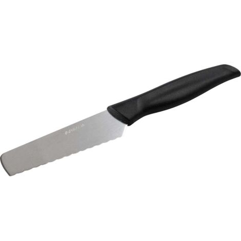 Fackelmann Brötchenmesser 20cm schwarz Frühstücksmesser