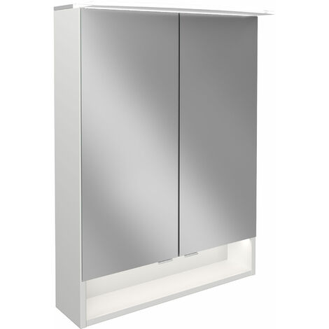 FACKELMANN B.Style LED Spiegelschrank 60 cm Korpusfarbe: Weiß