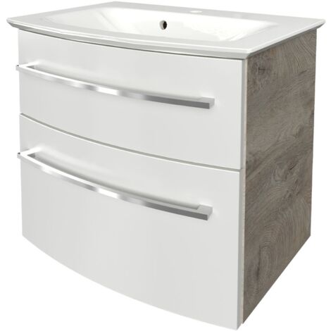 FACKELMANN B.Style Waschtischset 63 cm Korpusfarbe: Nature Oak