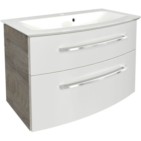 FACKELMANN B.Style Waschtischset 83 cm Korpusfarbe: Nature Oak