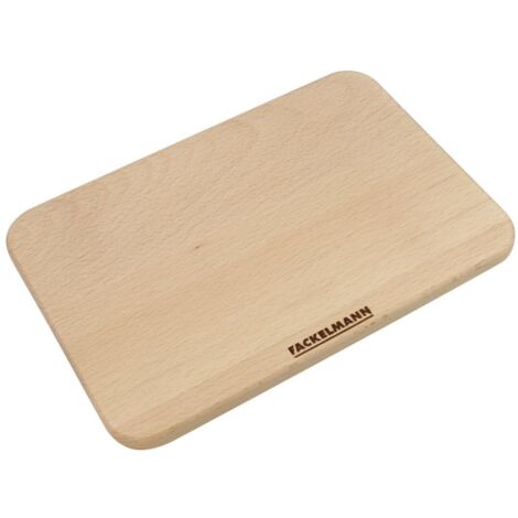 Fackelmann Fair FSC - Tagliere rettangolare in legno di faggio, 21 x 15 cm, marrone chiaro/naturale