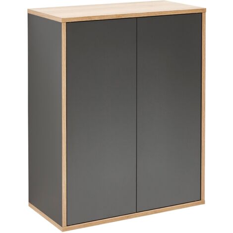 FACKELMANN Finn Doppel-Midischrank 60cm - Anthrazit