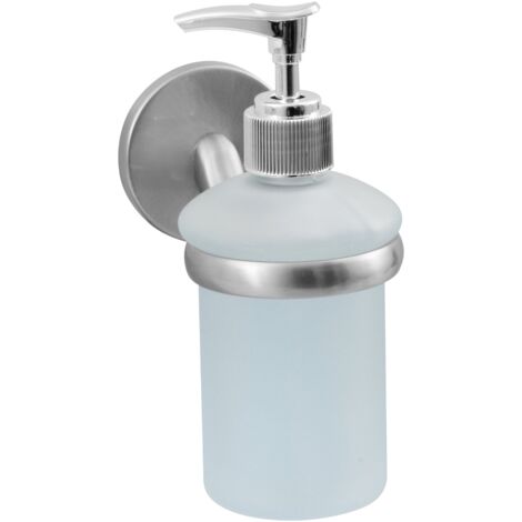 Fackelmann FUSION Seifenspender Lotionspender Spender aus Glas mit Halter"-"86965