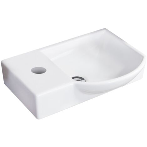 FACKELMANN Gäste-WC-Keramikbecken rechts
