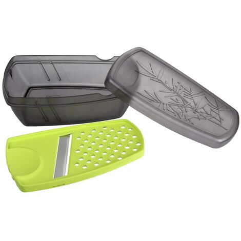 FACKELMANN - GRATTUGGIA PER ZENZERO CONCONTENITORE 18X10.5X6 CM