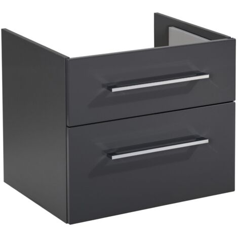 Fackelmann HYPE 3.0 Unterbauschrank 60 cm, Anthrazit, 2 Schublade"-"83241