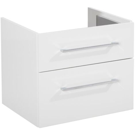 Fackelmann HYPE 3.0 Unterbauschrank 60 cm, Weiß, 2 Schublade"-"83243