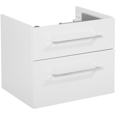 Fackelmann HYPE 3.0 Waschtischunterschrank 60 cm, Weiß, 2 Schubladen"-"83213