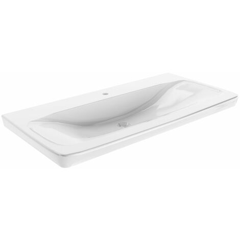 FACKELMANN Kera Keramik-Waschtisch 107.5cm gesoftet