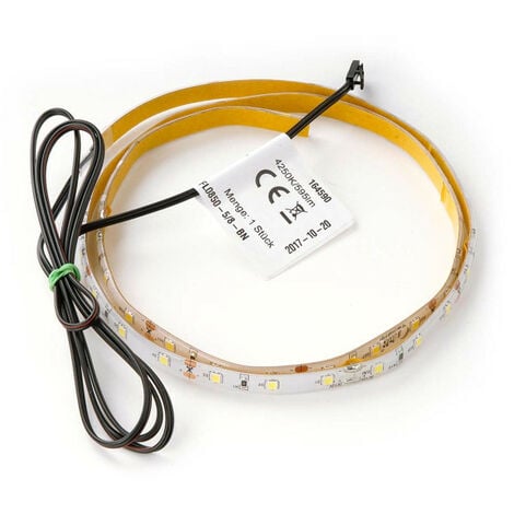 FACKELMANN LED ConturaLight Waschtisch Beleuchtung / Maße: ca. 110 cm breit  / batteriebetriebene LED-Beleuchtung unter Waschtisch / austauschbares LED-Band  / inklusive Bewegungsmelder mit Batterien-80