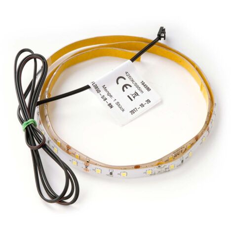 FACKELMANN LED ConturaLight Waschtisch Beleuchtung / Maße: ca. 110 cm breit / batteriebetriebene LED-Beleuchtung unter Waschtisch / austauschbares LED-Band / inklusive Bewegungsmelder mit Batterien"-"