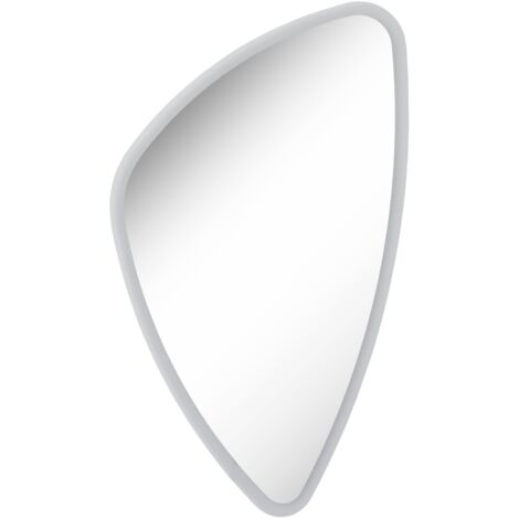 FACKELMANN LED Spiegel organic MIRRORS / Wandspiegel mit umlaufender LED-Beleuchtung / Maße (B x H x T): ca. 55 x 89 x 3 cm / hochwertiger Badspiegel / Breite 55 cm"-"84583