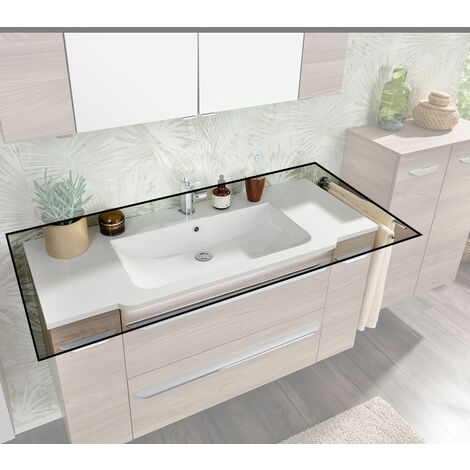 FACKELMANN Luxor Gussmarmorbecken weiß 120 cm