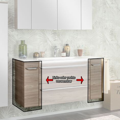 FACKELMANN Luxor Unterschrank Apothekerauszug - Steinesche - 20cm