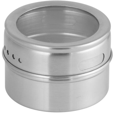 Fackelmann magnetische Gewürzdose 6,3 x 4,5 cm Dose Box Aufbewahrung Magnet