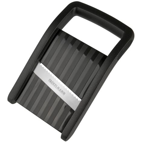 Fackelmann Mandolina Affetta verdure, con lama ondulata in acciaio inox, taglio preciso e sicuro, impugnatura ergonomica, lavabile in lavastoviglie, 16,5x10 cm