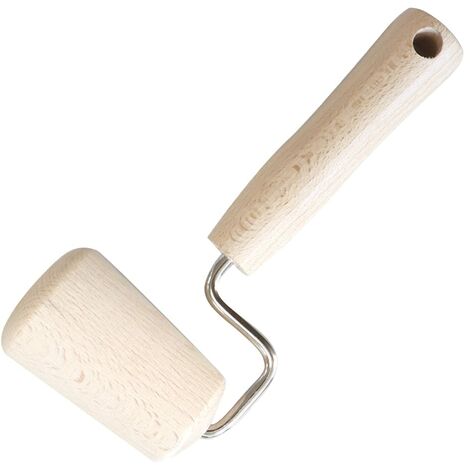 Fackelmann Mattarello Stendipizza/Pasta, Legno, Marrone, 17 x 6.5 x 4 cm