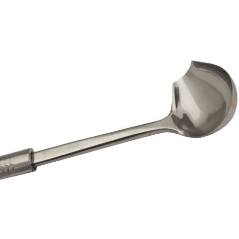Fackelmann Mestolino per Condimenti con Beccuccio, in Acciaio Inox Lavabile in lavastoviglie Dimensioni 29x8,2x4,8 cm Per sughi, salse ed intingoli