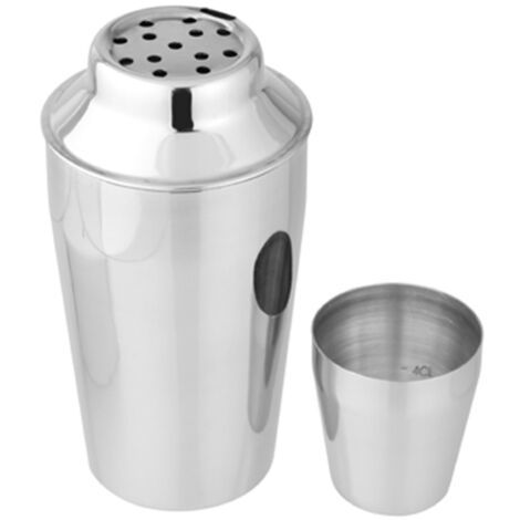 Fackelmann Miscelatore Shaker in Acciaio Inossidabile, Argento, Capacità 400ml