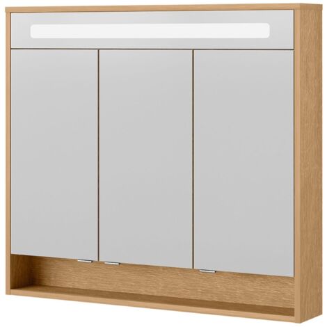 FACKELMANN Natura LED Spiegelschrank
