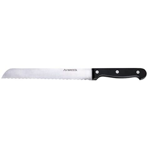 Fackelmann Nirosta Mega Coltello Pane, Acciaio, Nero/Argento