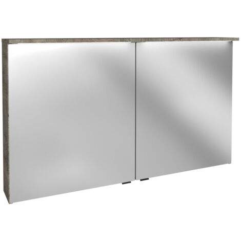 FACKELMANN Oxford Spiegelschrank 120cm - Nature Oak