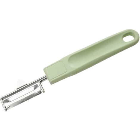 Fackelmann Pelador Colgante, Acero Inoxidable, Verde Menta y Gris Claro, 195 x 30 mm