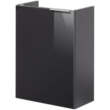 FACKELMANN SBC Beckenunterschrank 45 - Glasfront Anthrazit -