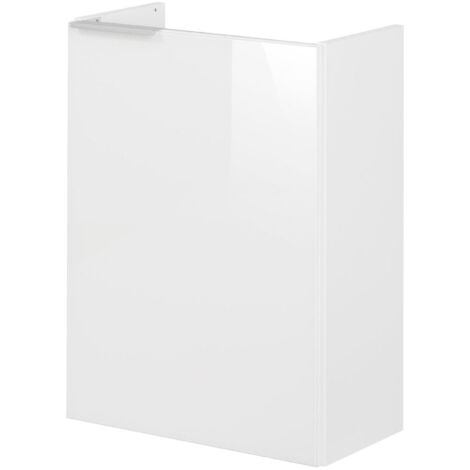 FACKELMANN SBC Beckenunterschrank 45 - Glasfront Weiß - Korpus