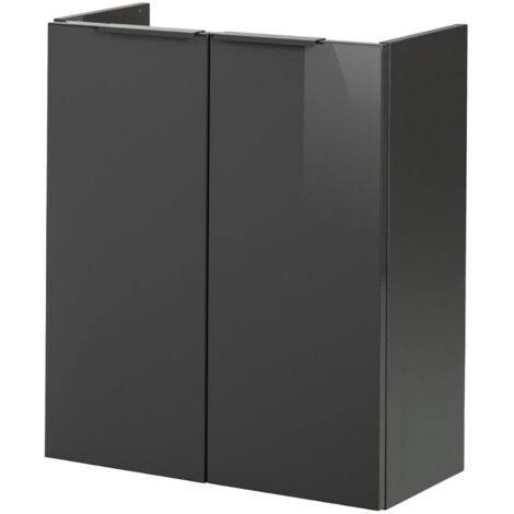 FACKELMANN SBC Beckenunterschrank 55 Anthrazit