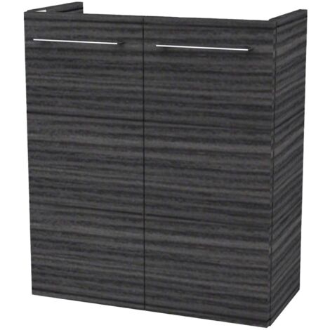FACKELMANN SBC Beckenunterschrank 55 Dark-Oak-Optik