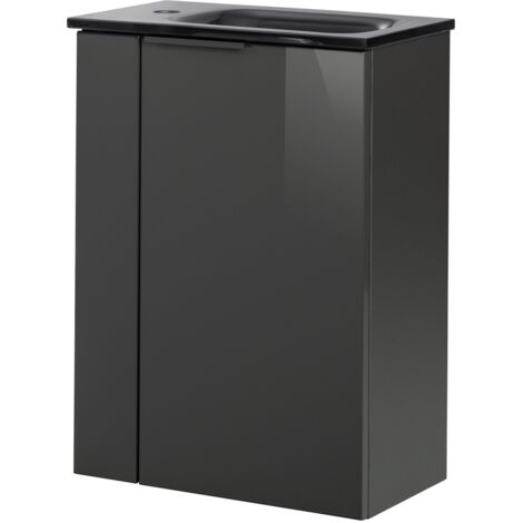 FACKELMANN Set SBC - Anthrazit rechts - 45 x 62 x 25