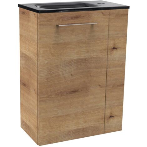 FACKELMANN Set SBC - Ast-Eiche links - 45 x 62 x 25