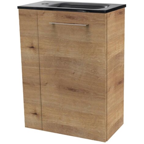 FACKELMANN Set SBC - Ast-Eiche rechts - 45 x 62 x 25