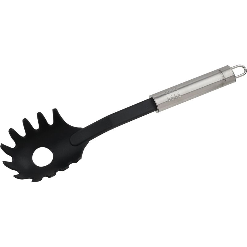 Spaghettilöffel Ovalgriff Schwarz 32 Cm Küchenhelfer - Fackelmann