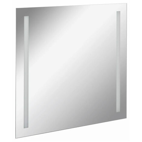 FACKELMANN Spiegelelement Linear - 80cm - mit Ambientebeleuchtung