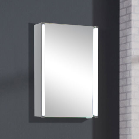 FACKELMANN Spiegelschrank 42 cm breit LED Line