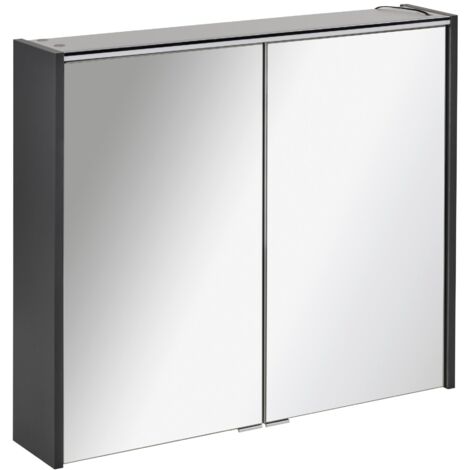 FACKELMANN Spiegelschrank DV 80 anthrazit