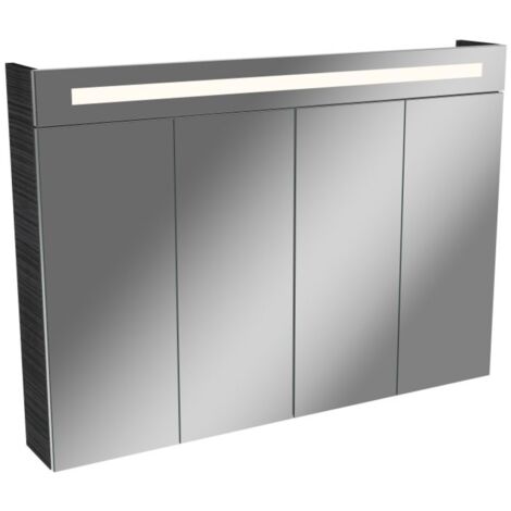 FACKELMANN Spiegelschrank Twindy - Dark Oak