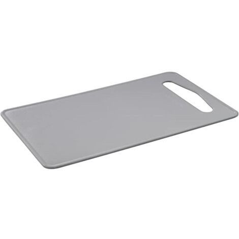Fackelmann Tagliere in plastica ecologica grigio chiaro 24cm, linea Ecolution