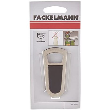 Fackelmann Tappa/Stappa Bottiglie, Metallo, Argento