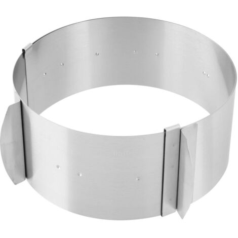 Fackelmann Tortenring 16-30cm INOX Ø 16 - 30 cm Küchenutensilien