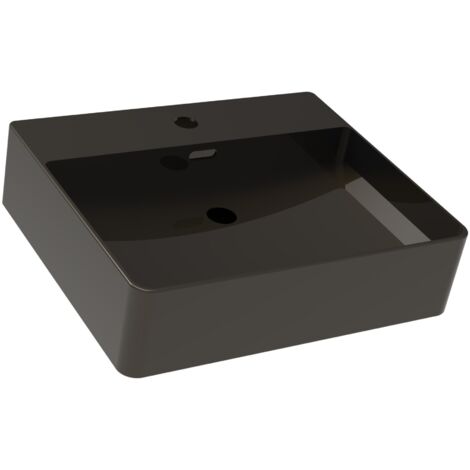 FACKELMANN VAIDA Aufsatzbecken 50cm Schwarz