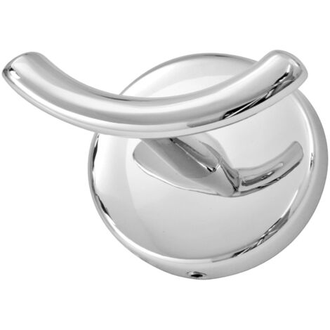 Fackelmann VISION Handtuchhalter Doppelhaken verchromt 7 cm Breit Badzubehör"-"86761