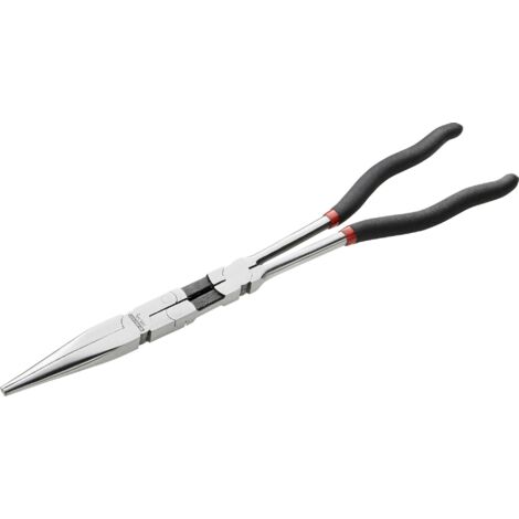 FACOM - Pince à bec demi-ronds extra longues à double articulation - 185.34L