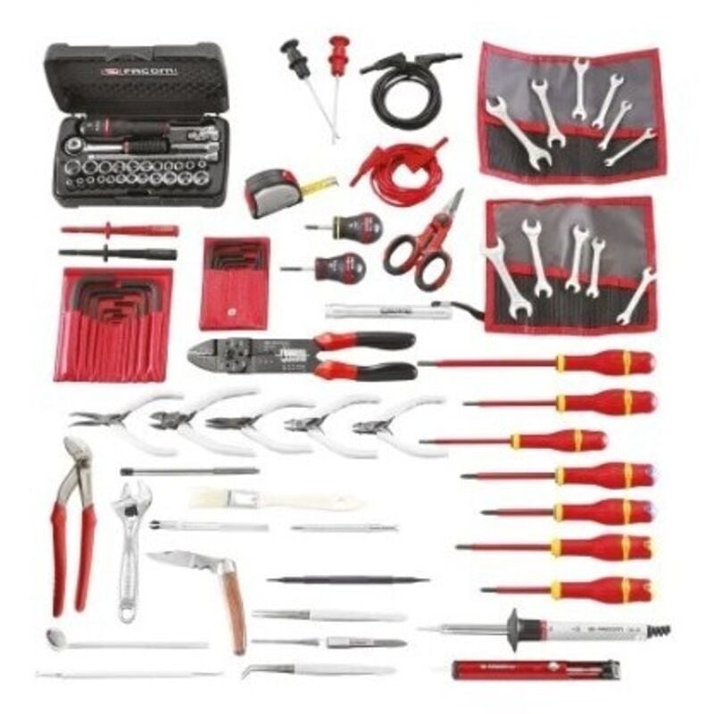 Mallette à outils pour Electriciens Facom Jeu de 100 pièces ( Prix pour 1 )