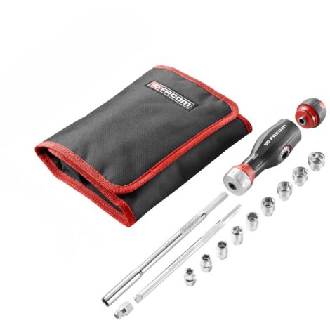 FACOM 3 in 1 Cacciavite a Protwist - Doppio cricchetto - ATCL.3.12PB