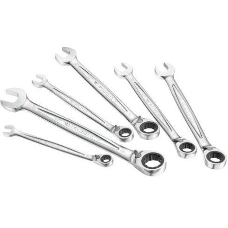 Facom 467.J6PG - Coffret de 6 clés mixtes à cliquets
