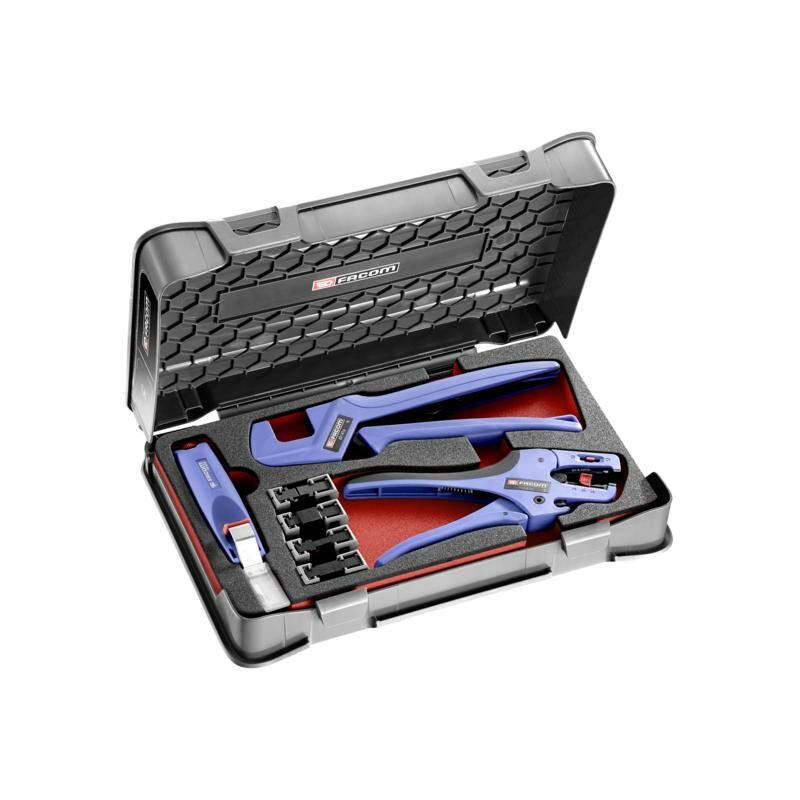 Kit per elettricisti - Pinza crimpatrice mobile Facom 819810
